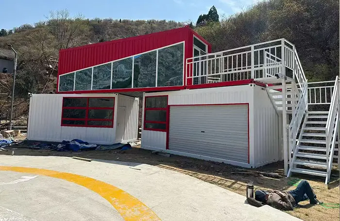 บ้านคอนเทนเนอร์แบบพับได้